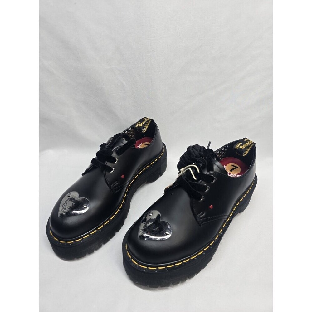 Dr.Martens Betty boop 1461 Quad Platform UK 5 Womens USA SIZE 7- New Without Box - Picture 1 of 16